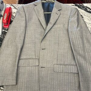 Micheal kohrs gray patterned blazer